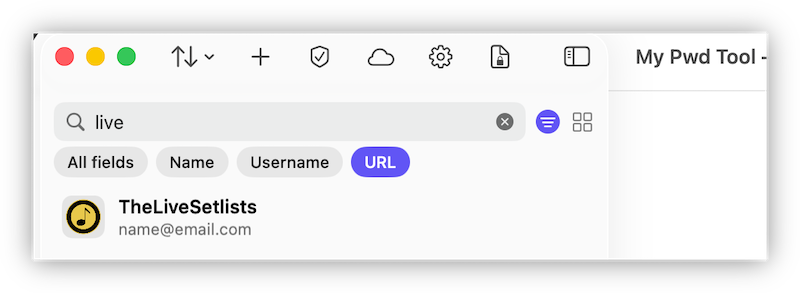Search criterias
